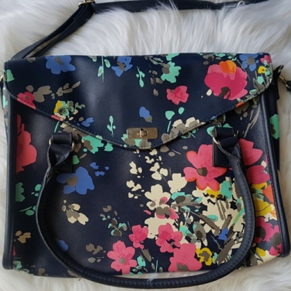 Merona floral satchel bag - Picture 2 of 8